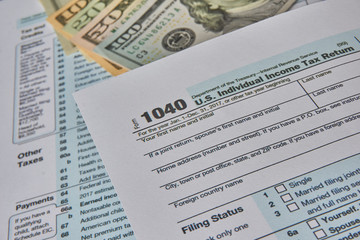 US tax form 1040