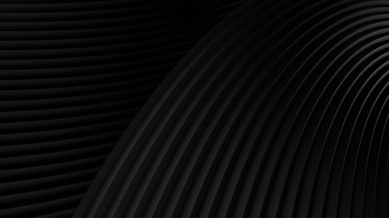 abstract Illustration. luxurious black line background 