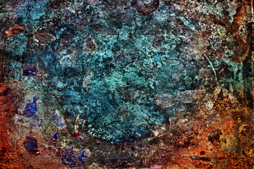 Art metal background