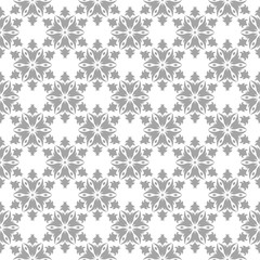 Gray seamless design on white background