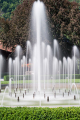 Wasseerfont&auml;nen im Kurpark in Interlaken