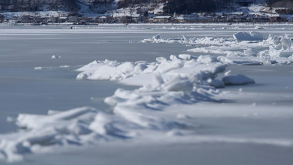 Frozen Lake in Suwa, Nagano, Japan 03
