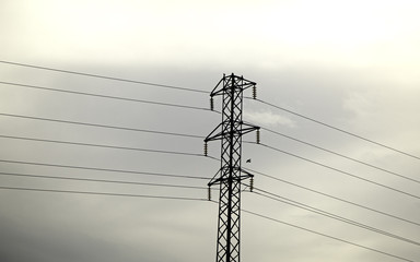Electric tower sky
