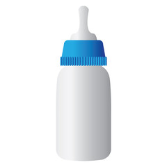 Feeding Bottle or Baby bottle for infants and young children vector
