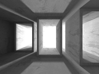 Abstract geometric concrete architecture background