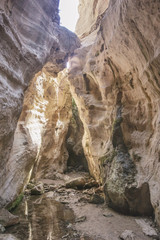 Avakas canyon. Akamas Peninsula. Cyprus landscape