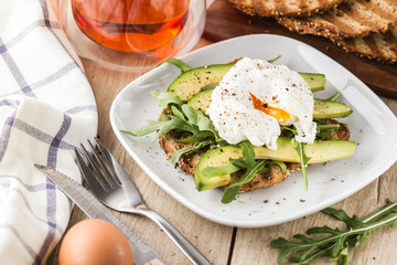 Avocado Toast with Fried Egg