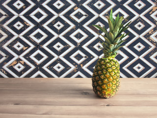 pineapple on a graphic background