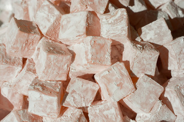 Traditional turkish delight  lokum candy