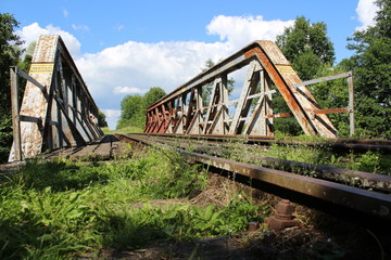 Fototapeta na wymiar Most kolejowy