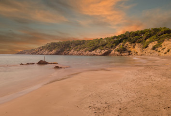 Cala boix on the island of Ibiza, Balearic Islands