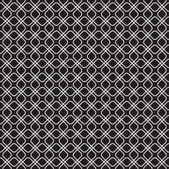 Fototapeta premium Seamless rounded square intersecting pattern