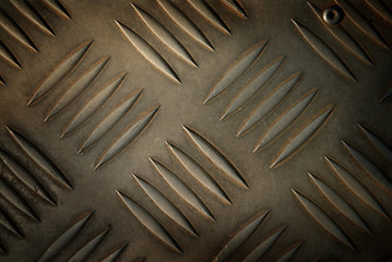 Metal steel plate closeup for background.