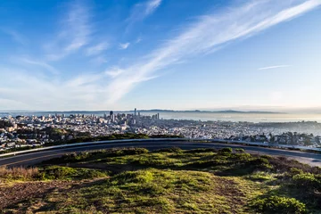 Fototapeten San Francisco Downtown view from Twin Peaks. © Satoshi Kina