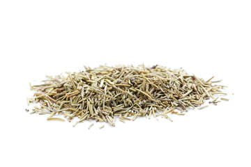 Dry rosemary isolated on a white background
