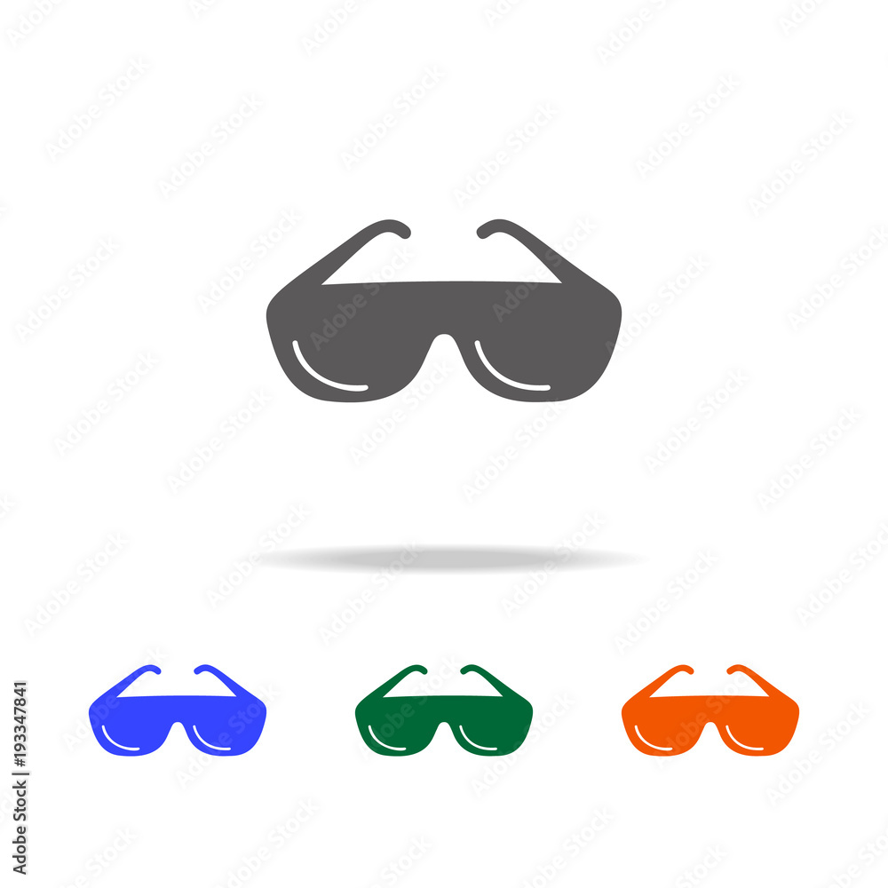 Poster sun glasses icon. element of beach holidays multi colored icons for mobile concept and web apps. thi