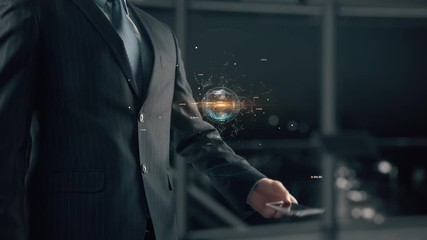 Businessman with Internship