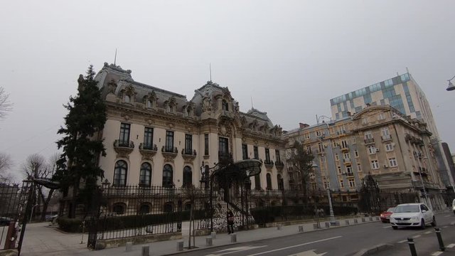 Cantacuzino palace, Enescu Museum, Calea Victoriei, Bucharest, Romania