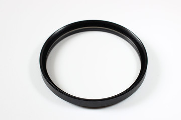 Protective filter for the camera on a white background