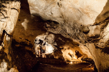 Scene from the amazing bulgarian cave Magura
