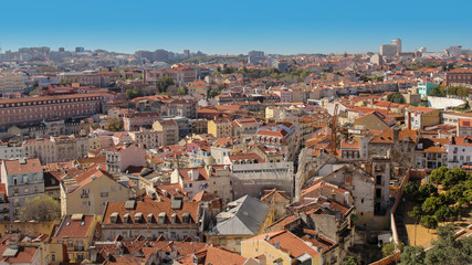 Fototapeta na wymiar panoramic view of Lisbon, Portugal
