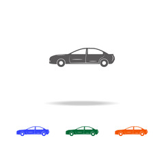 car sedan icon. Types of cars Elements in multi colored icons for mobile concept and web apps. Icons for website design and development, app development