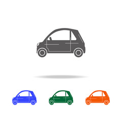 Mini car icon. Types of cars Elements in multi colored icons for mobile concept and web apps. Icons for website design and development, app development