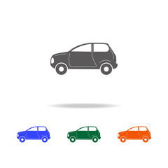 minivan car icon. Types of cars Elements in multi colored icons for mobile concept and web apps. Icons for website design and development, app development