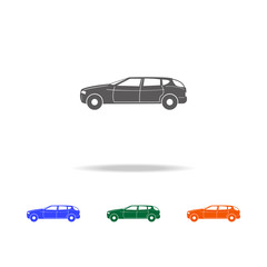 Racing speed car icon. Types of cars Elements in multi colored icons for mobile concept and web apps. Icons for website design and development, app development