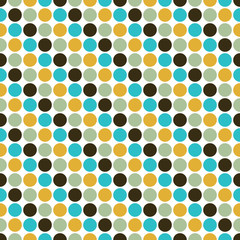 Seamless funky dot pattern background