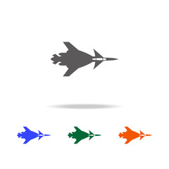 Fototapeta na wymiar war plane icon. Elements of Military aircraft in multi colored icons for mobile concept and web apps. Icons for website design and development, app development