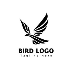 abstract classic elegant Eagle bird fly logo
