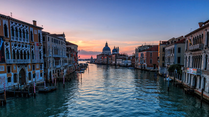 Fototapeta na wymiar Colours of Grand Canal in Venice