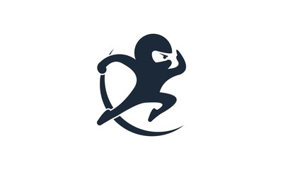 Ninja Kids Character Logo  © abahcreativa