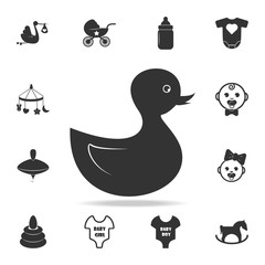 Rubber duck, baby toy icon. Set of child and baby toys icons. Web Icons Premium quality graphic design. Signs and symbols collection, simple icons for websites, web design