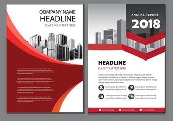 design cover book brochure catalog flyer layout annual report business template