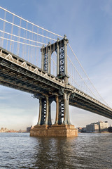 Obraz premium The Manhattan Bridge - New York City