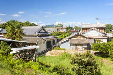 Fototapeta na wymiar Inland Sea Village - Omishima, Japan