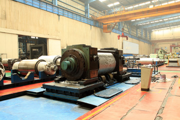 Cold-rolled strip steel production workshop