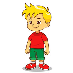 Boy vector cartoon