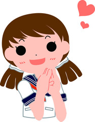 School girls who appreciate.eps