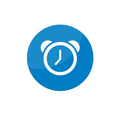Simple Flat Minimalist Alarm Timer Watch App Icon