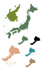 Obraz premium 都道府県_福井