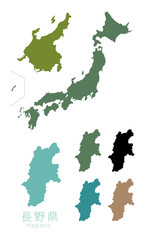 Fototapeta premium 都道府県_長野