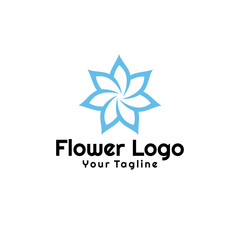 Fototapeta na wymiar Beauty flowers logo Template Vector