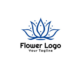 Beauty flowers logo Template Vector