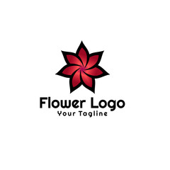 Beauty flowers logo Template Vector