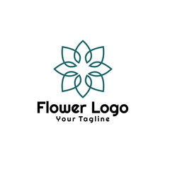 Beauty flowers logo Template Vector