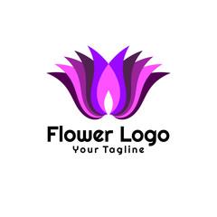 Fototapeta premium Beauty flowers logo Template Vector