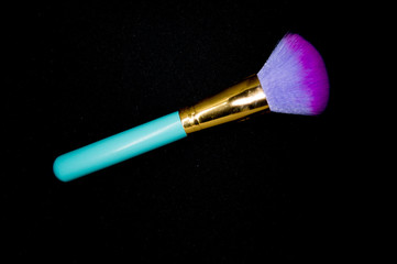 Brush for make up isolated on background.